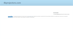 Desktop Screenshot of 4kprojectors.com